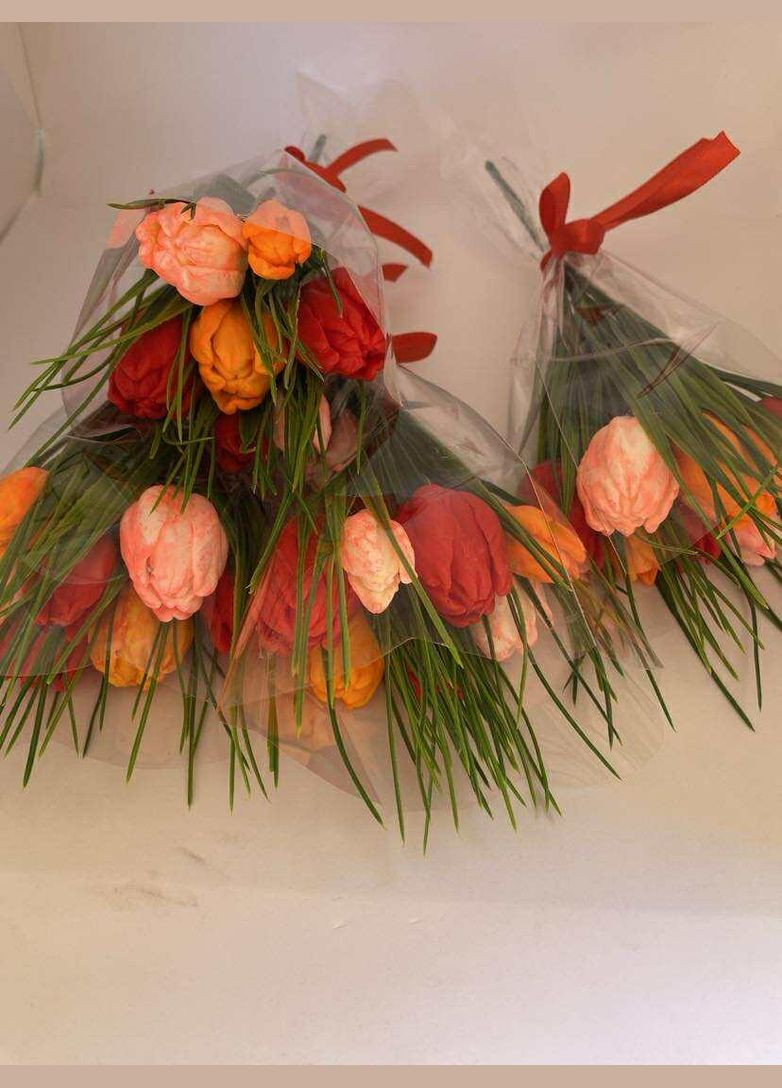 Букет мильних тюльпанів. Мило ручної роботи No Brand (343052249)