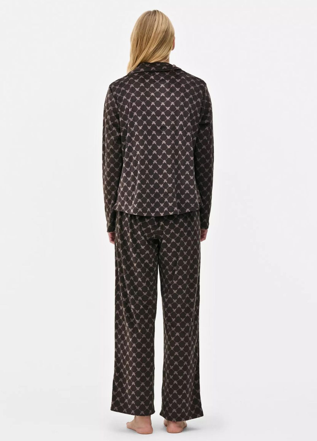 Коричневая всесезон мягкая плюшевая пижама boyfriend disney’ mickey mouse pyjamas s домашний комплект коричневый (8176) рубашка + брюки Primark