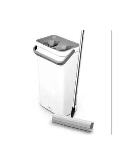Швабра с ведром и автоматическим отжимом MOP MD-01 / Шлабра лентяйка для уборки и мойки полов Grand (363833949)