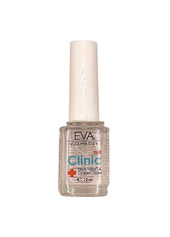 Лак для нігтів Nail Clinic експрес сушіння + закріплювач 2 в 1 12 мл Eva Cosmetics (363116438)