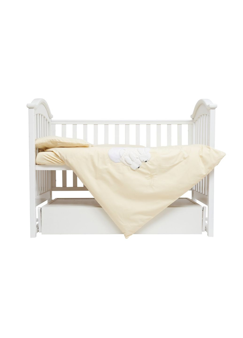 Сменная постель 3 эл Babycentre & Moonlight ванильный Twins (372852143)