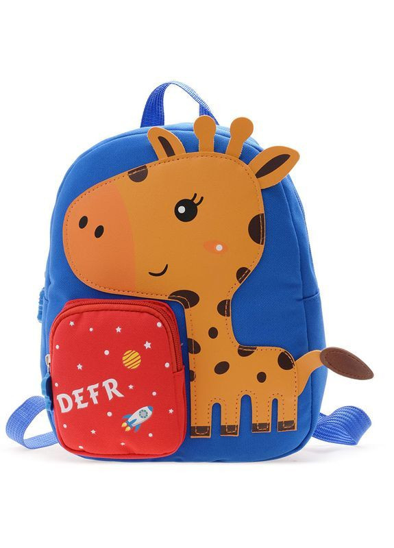 Дитячий рюкзак Small Giraffe Blue, синій () Evo-Kids 2418-12 Blue Giraffe (370498946)