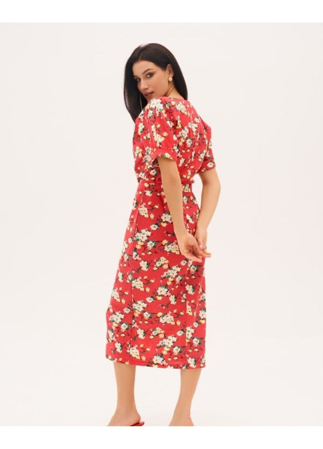 Малинова повсякденний сукні 11998 малиновий ISSA PLUS