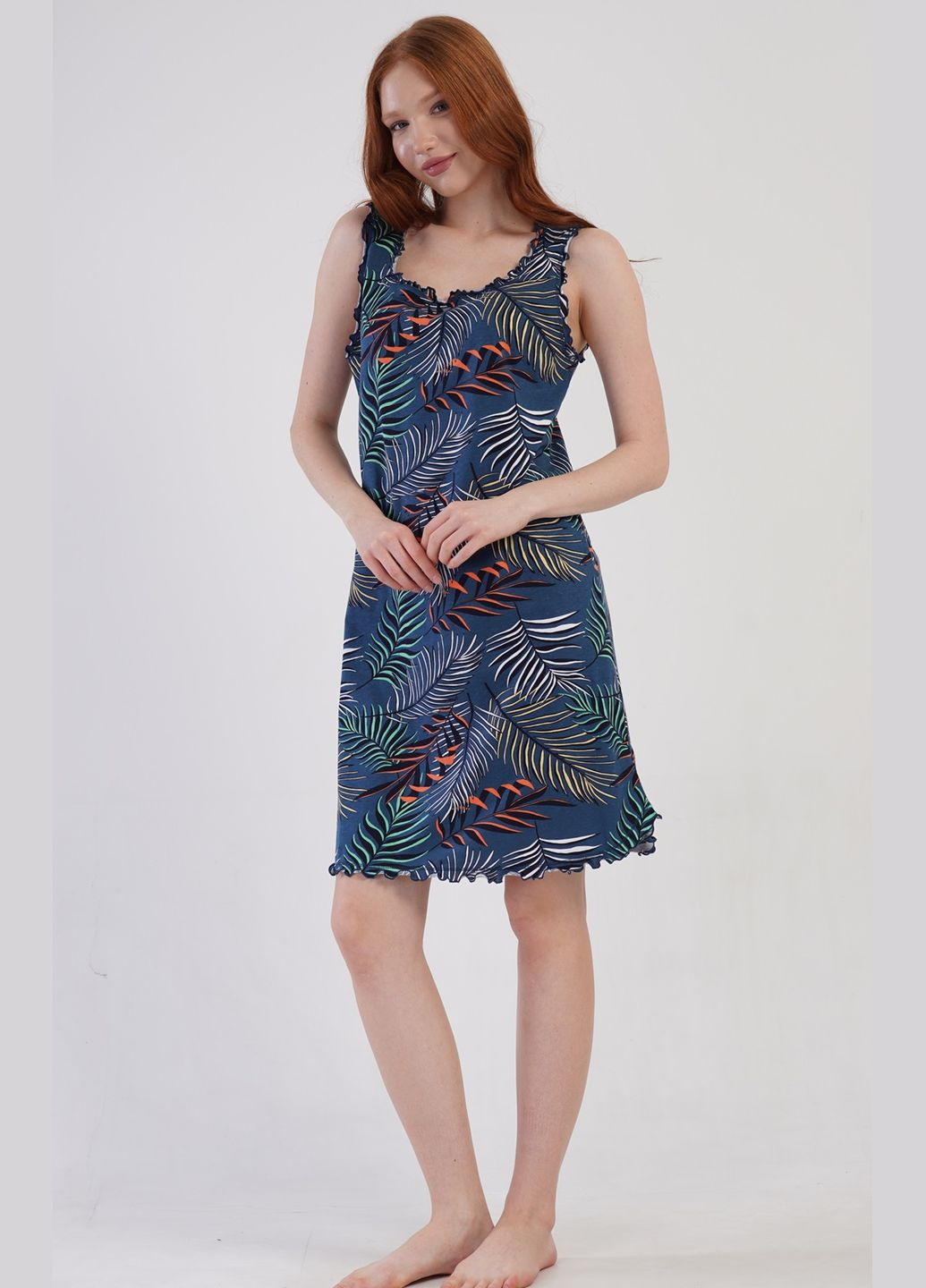 Жіноча нічна сорочка без рукава великого розміру Vienetta (329692395)