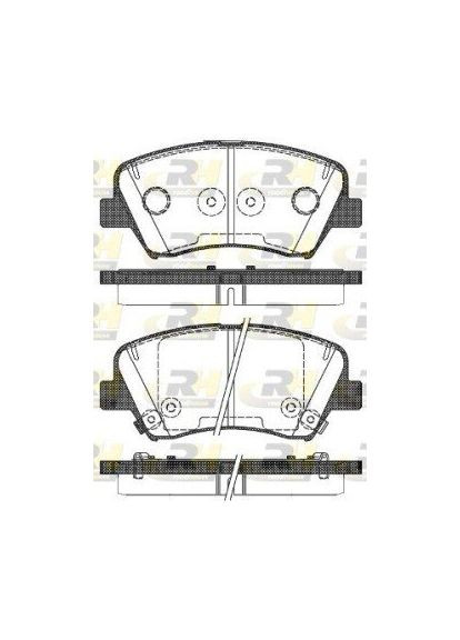 Тормозные колодки дисковые Roadhouse (364976568)