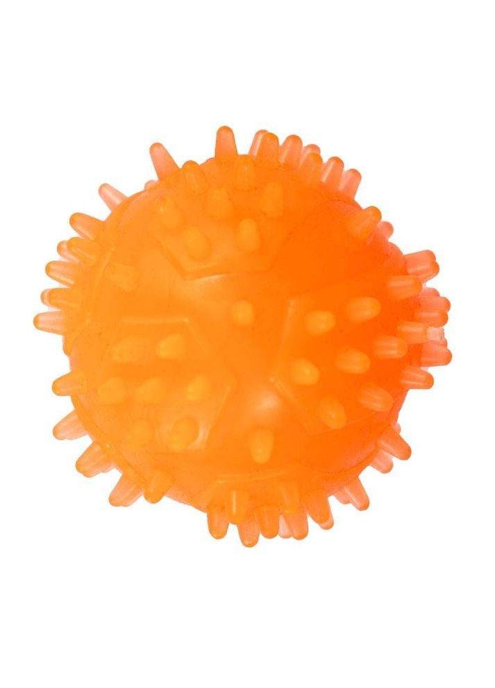 Іграшка для собак м'яч із шипами 6 см, померанчевий AGILITY (278309666)