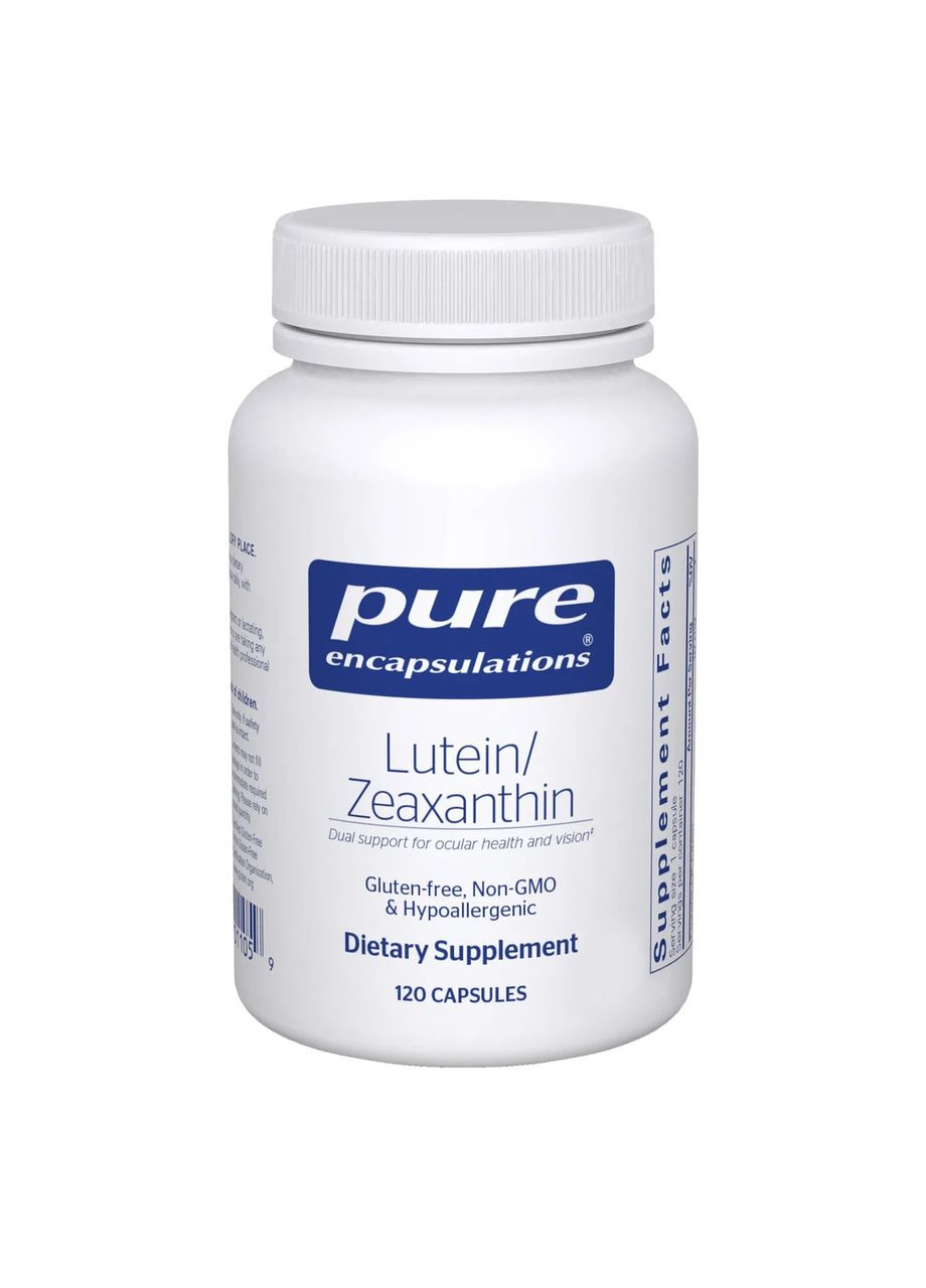 Лютеїн Зеаксантин (Lutein Zeaxanthin) 120 капсул Pure Encapsulations (370188641)