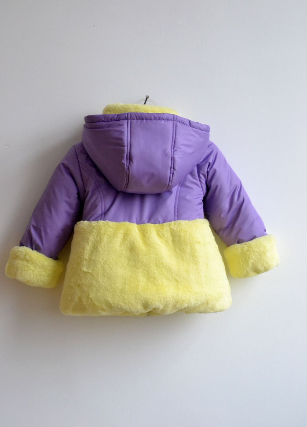 Фиолетовая зимняя шубка фиолетовая Piccolo