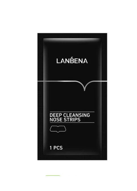 Очисні смужки для носа від чорних крапок Deep Cleansing Nose Strips, 0,5 г LANBENA (270965862)