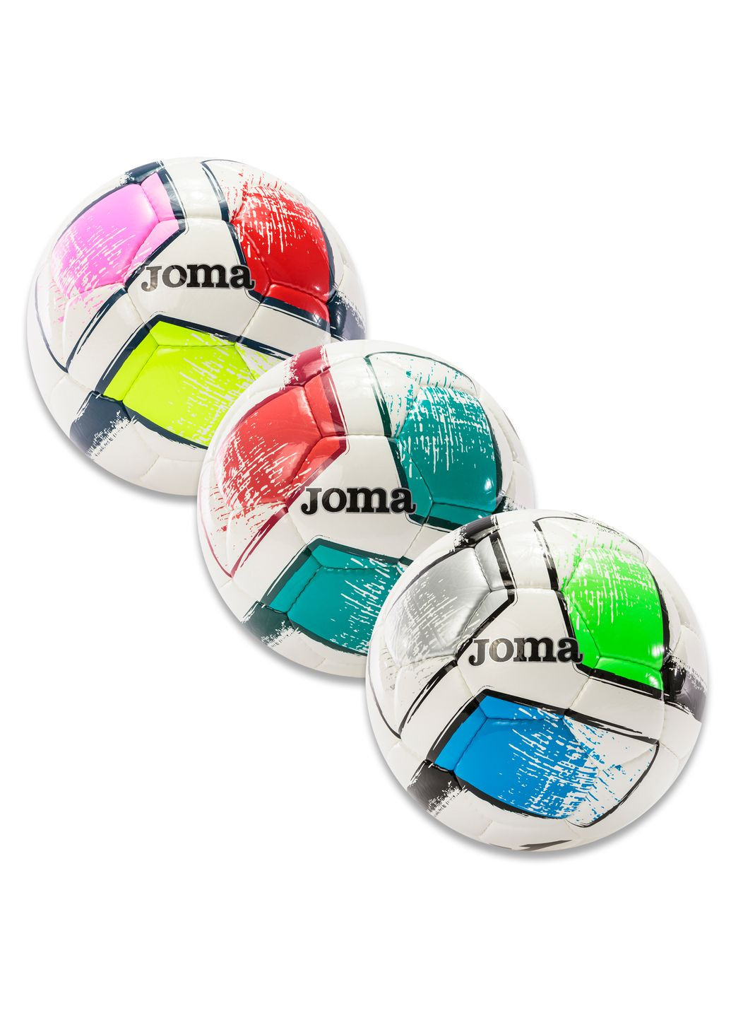 М'яч для футболу Dali II кольоровий (розмір 4) Joma (369142078)
