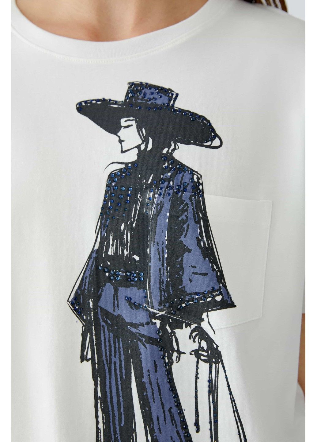 Жіноча футболка Біла Oui - (360856814)