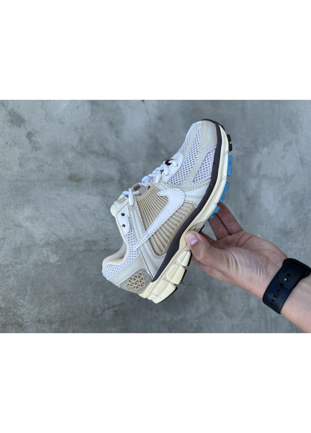 Бежеві Осінні кросівки чоловічі nike zoom vomero 5 beige найк аір зум вомеро 5 No Brand