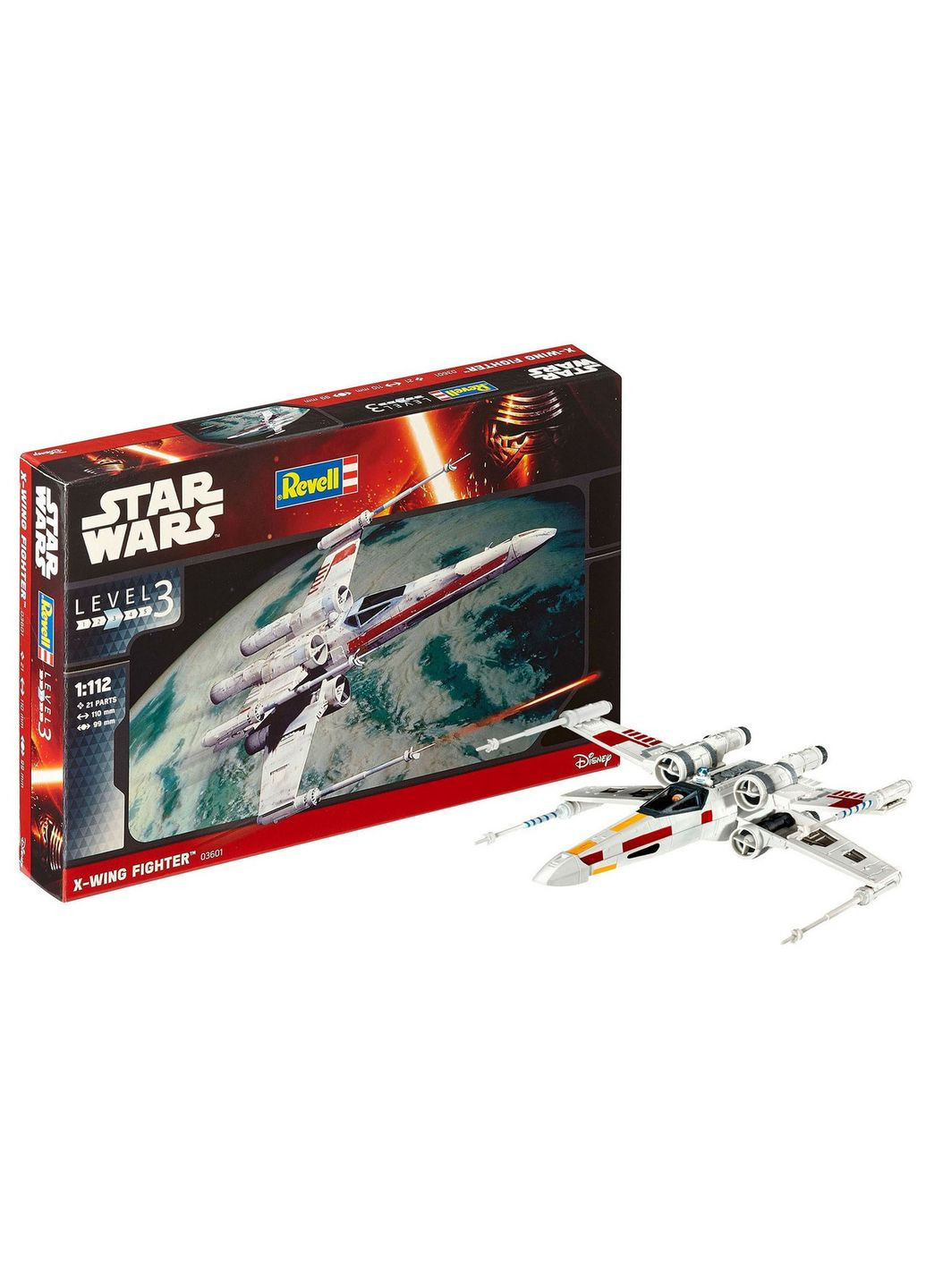 Сборная модель Звездный истребитель X-крыл уровень 3 масштаб 1:112 (RVL-03601) Revell _03601 (315402946)