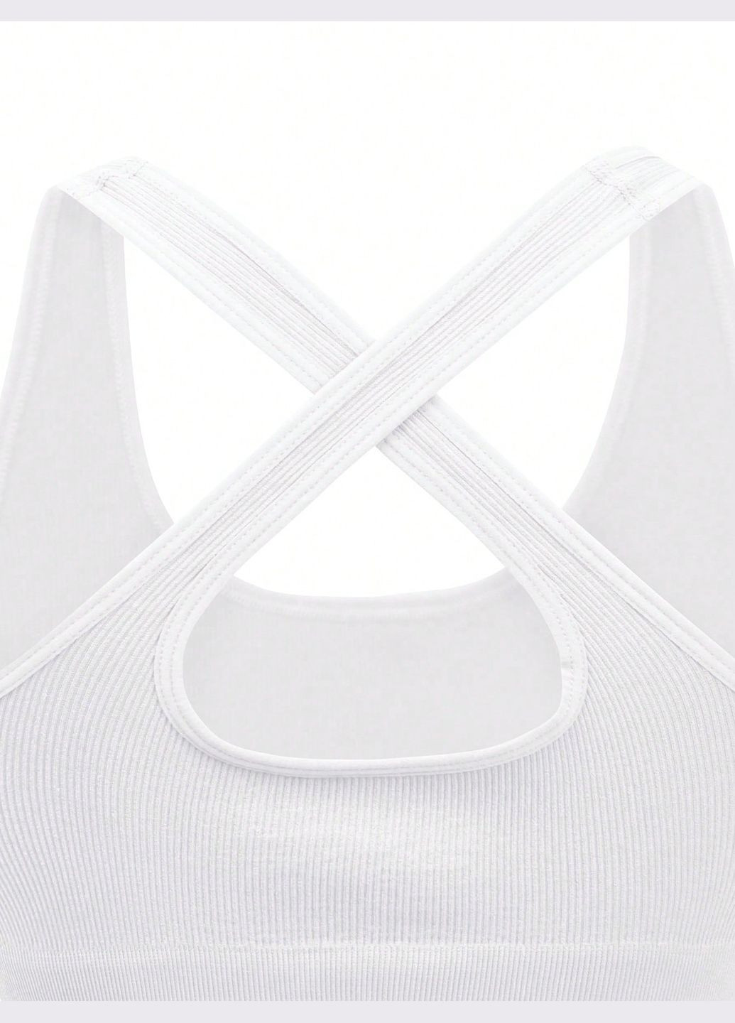 Комбинированный бюстгальтер спортивный (2 шт.) SHEIN без косточек