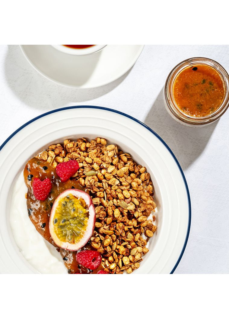 Джеми з низьким вмістом цукру Персик та маракуйя 4 шт (2184025791) YAGODAR (361785027)