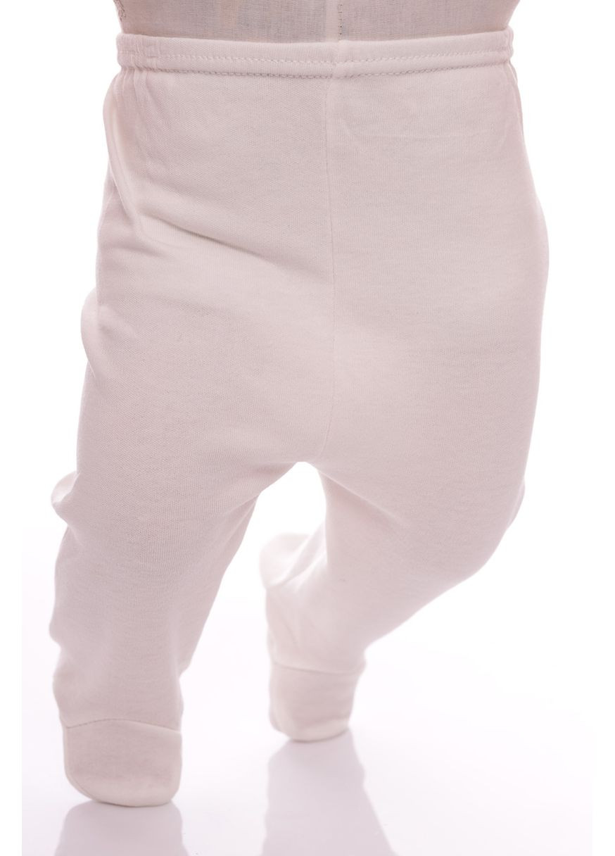 Белый демисезонный комплект трикотажный для новорожденного с лебедем белый 56 см (33093) BABYKROHA