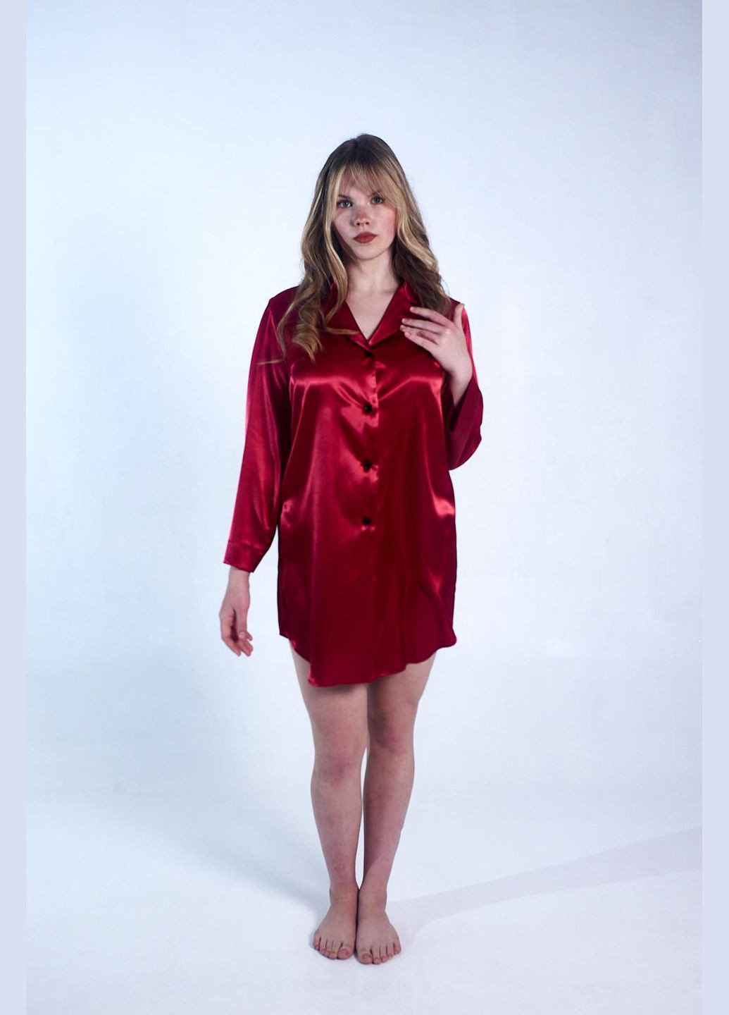Ночная рубашка AL-2 р. 84-88 XS/S Бордо Angelo Dolce AL-4 (332808984)