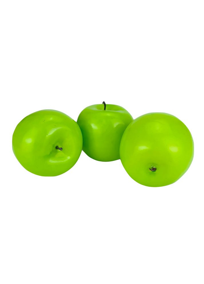 Штучне яблуко зелене з пінопласту 8*8 см 1034 No Brand (276533737)