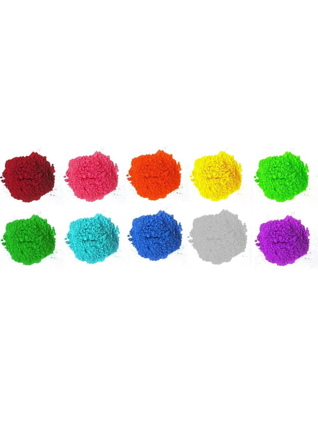 Краска Холи Holi Fest набор 20 пакетов пакеты 50 грамм 10 цветов No Brand (331738709)