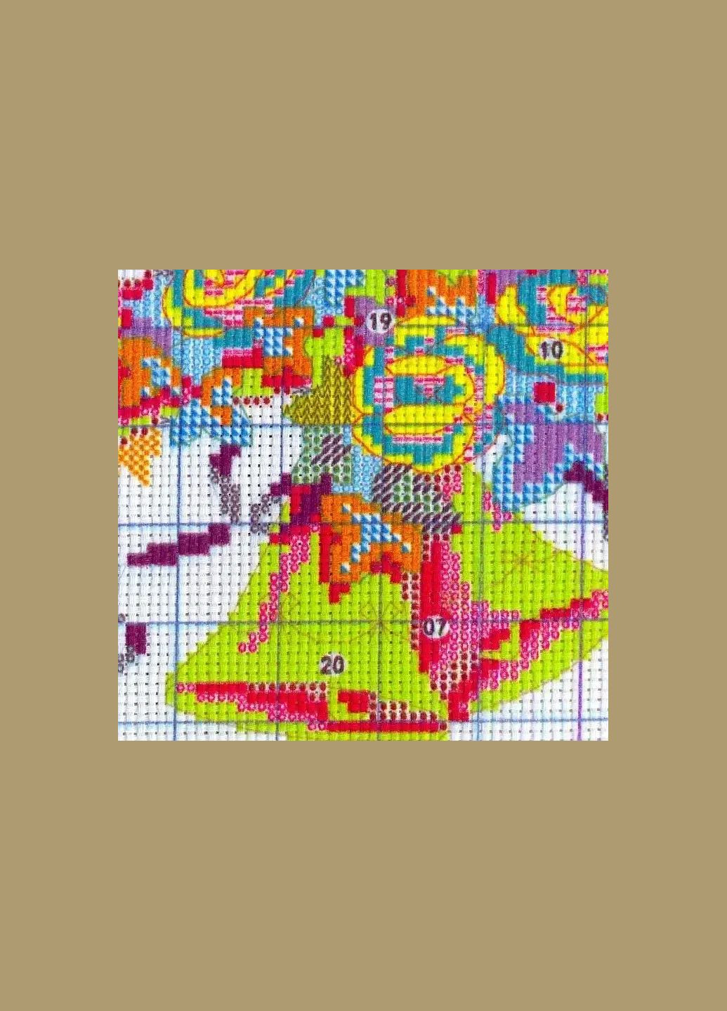 Набор для вышивания по нанесённой на канву схеме "Never to be parted". AIDA 14CT printed 41*49 см Joy Sunday (313613398)