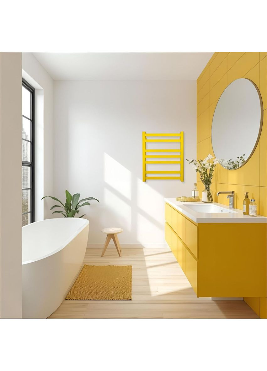 Полотенцесушитель электрический с кнопкой крокодил 590*490 Carino RICARDO (367604560)