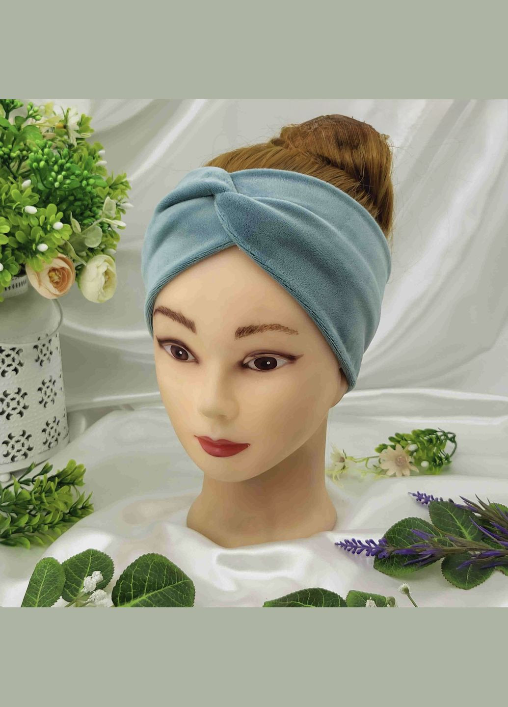 Пов'язка жіноча велюрова плюш Cleopatra 888-13 (330775129)