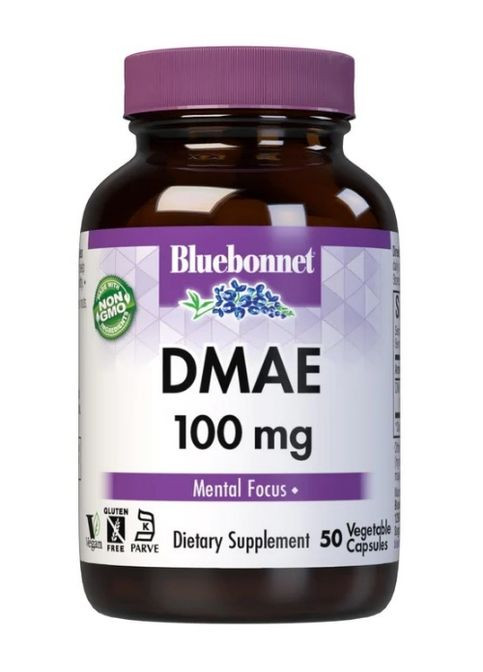 DMAE 100 mg 50 Veg Caps Bluebonnet Nutrition (294058471)