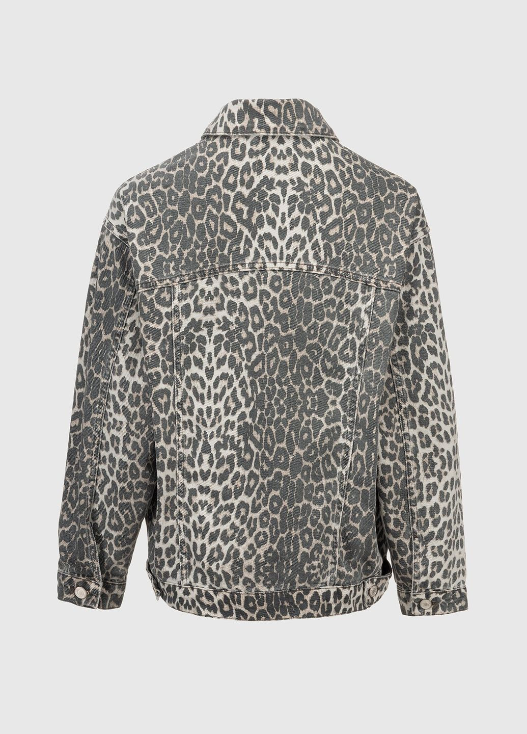 Бежева демісезонна куртка однотонна жіноча 4407-k (2000990618016d) shop (2000990618016) Zeo Basic Джинсові