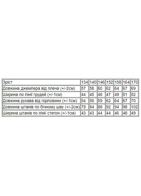 Костюм для девочки (подростковый) HC (h001-6397-025-33) No Brand (305325695)