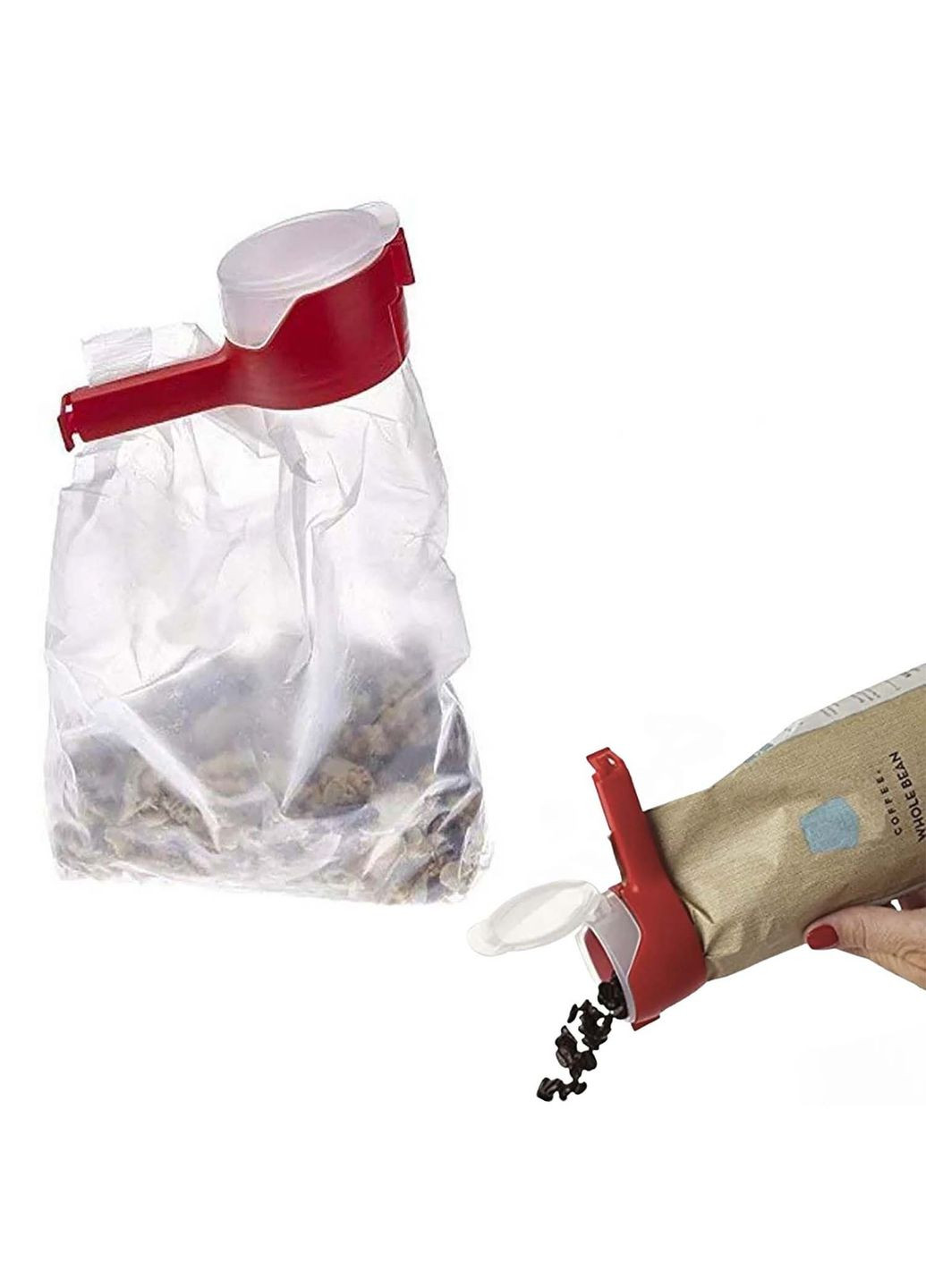 Універсальна кліпса-дозатор затискач для пакетів SpiderJuice Seal (2 шт. у наборі) Kitchen Master (361079629)