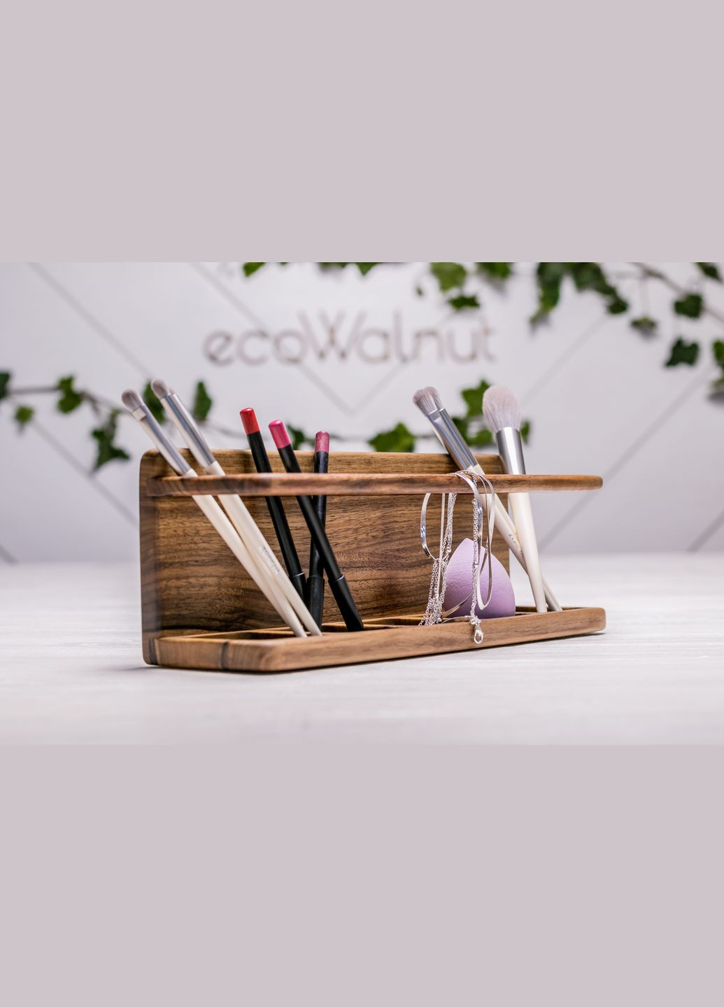 Аксессуар «Make-up» 5 Удобный органайзер на подарок для жены EcoWalnut (293510822)