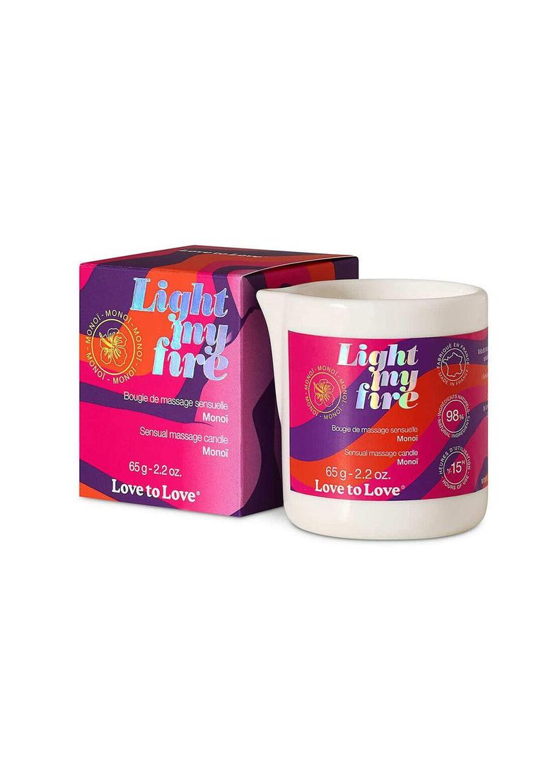 Массажная свеча LIGHT MY FIRE Monoi (65 мл) Love To Love (367723124)