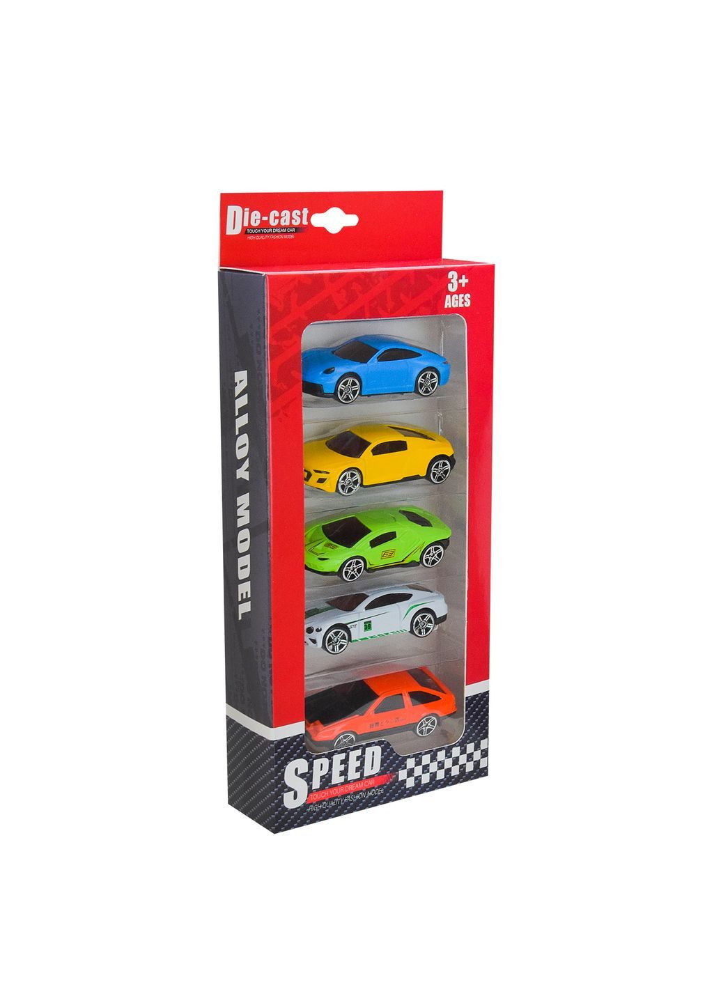 Металлический набор из 5 легковых машинок, в ассортименте - No Brand YZ8864-05 (371926142)