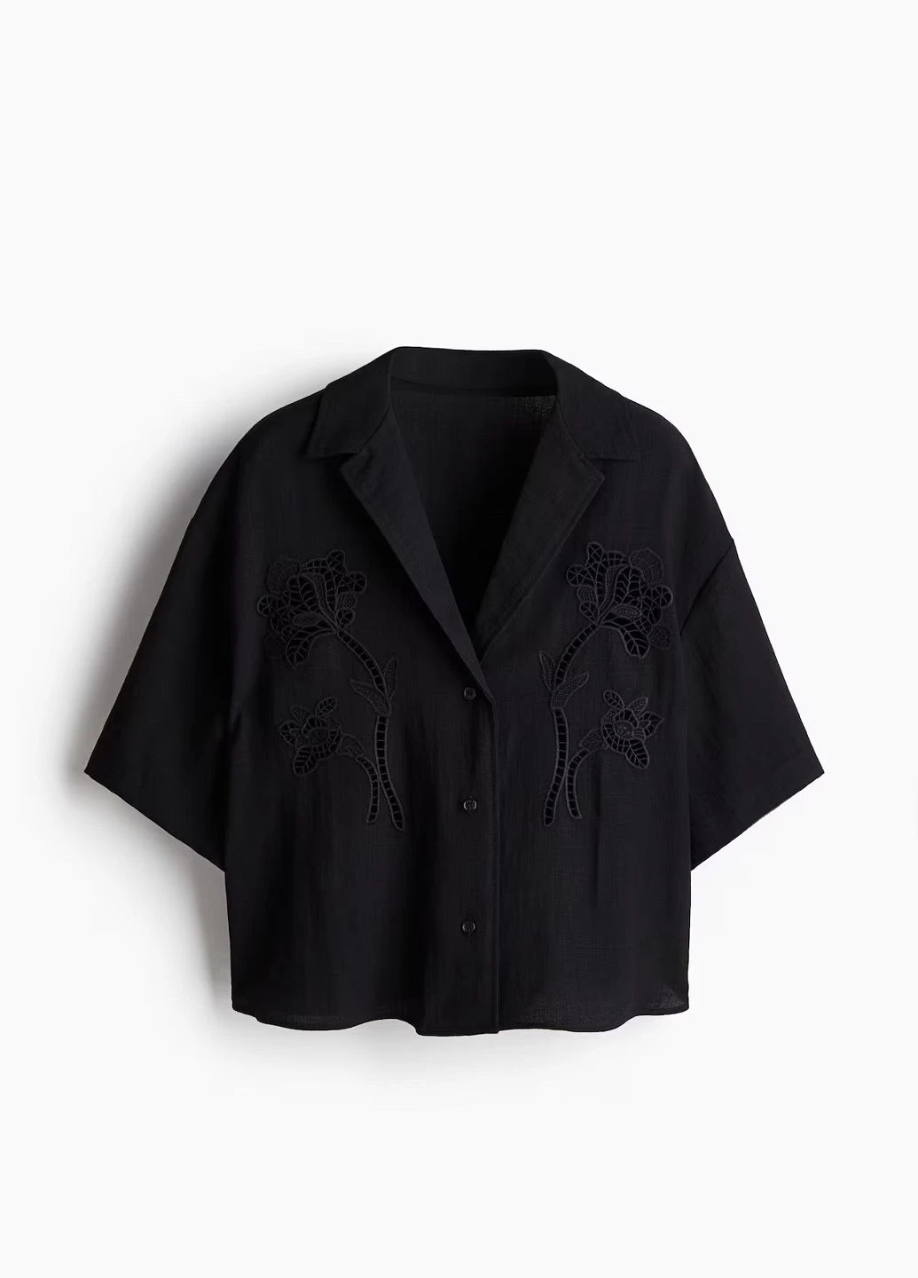 Чёрная блузка H&M