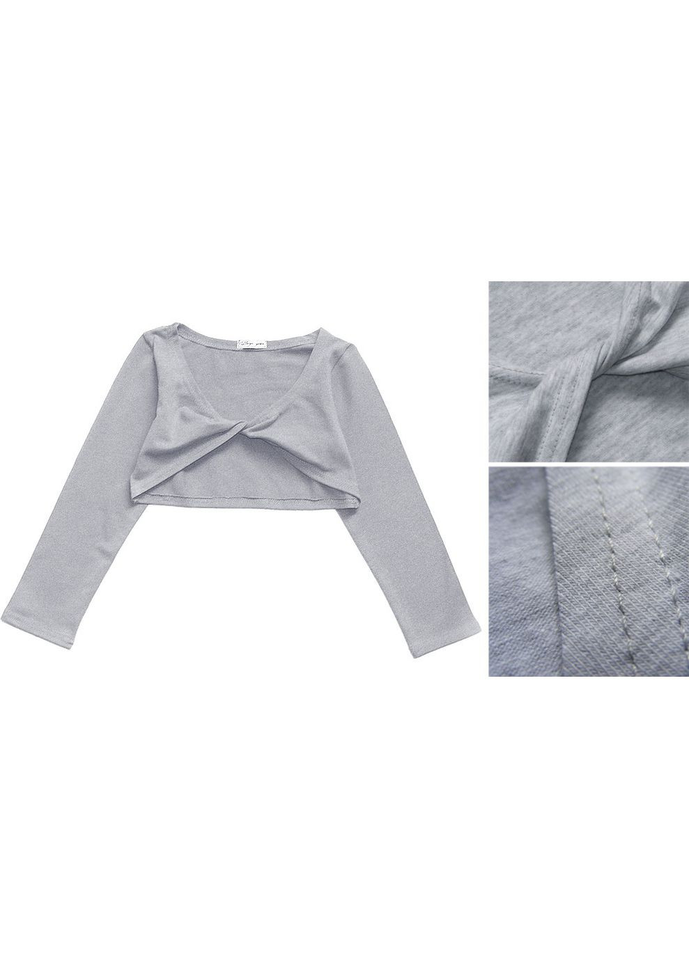 Серая блузка Модні дітки летняя