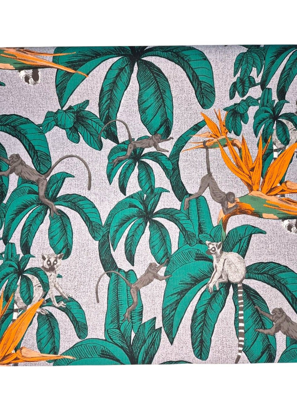 Обои виниловые на флизелиновой основе 10,05 ×1,06м 32352,серые с зелёным для спальни,гостиной,коридора MARBURG (339111293)