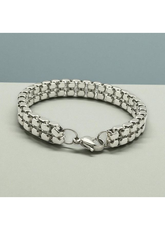 Браслет чоловічий з нержавіючої сталі Nexus 8 мм 21 см OrnatusDivinus451 Liresmina Jewelry (367603044)