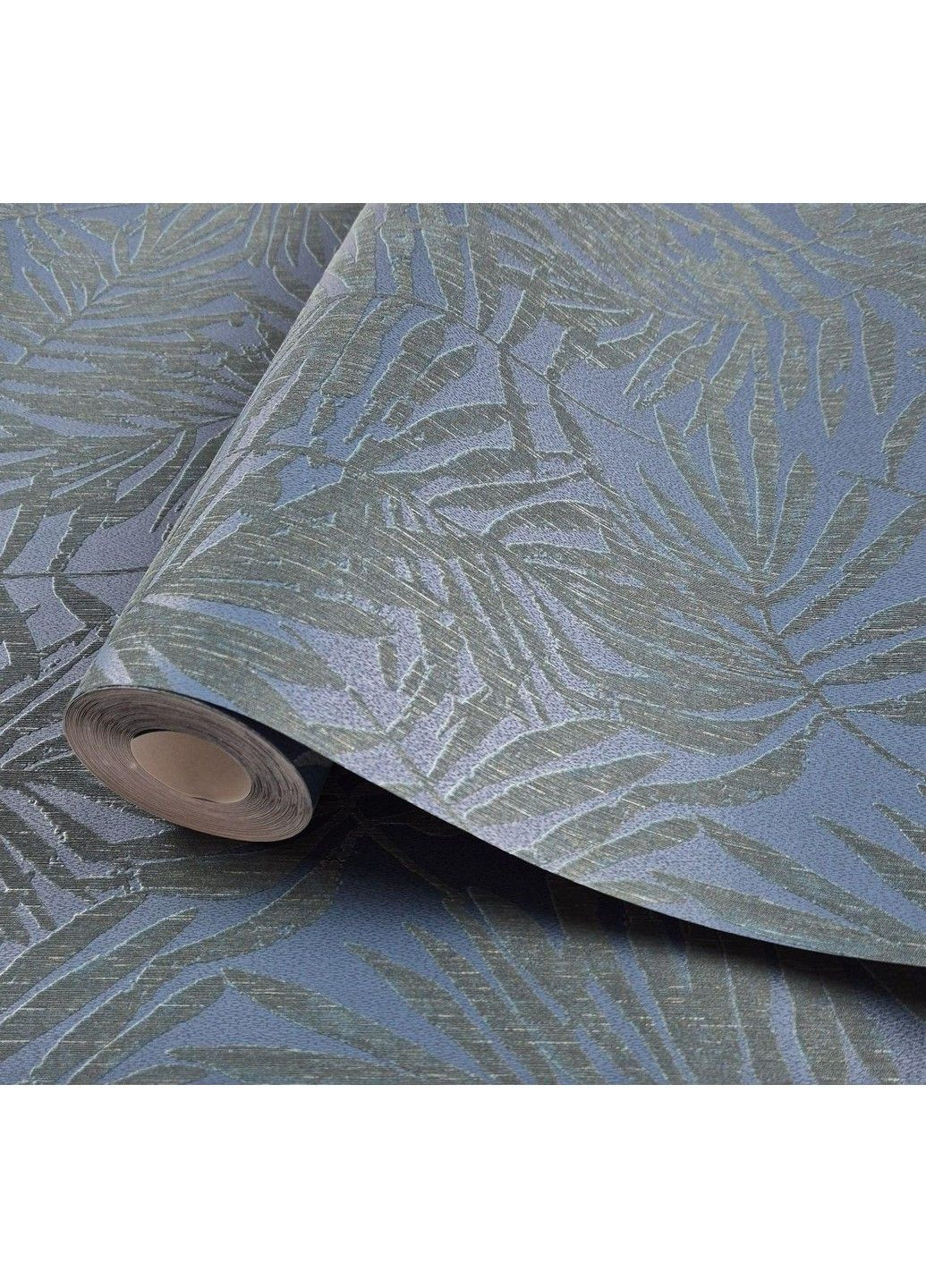 Виниловые обои 0.53 × 10.05 м 94133, синие с узором для гостиной, спальни, офиса MARBURG (368895612)