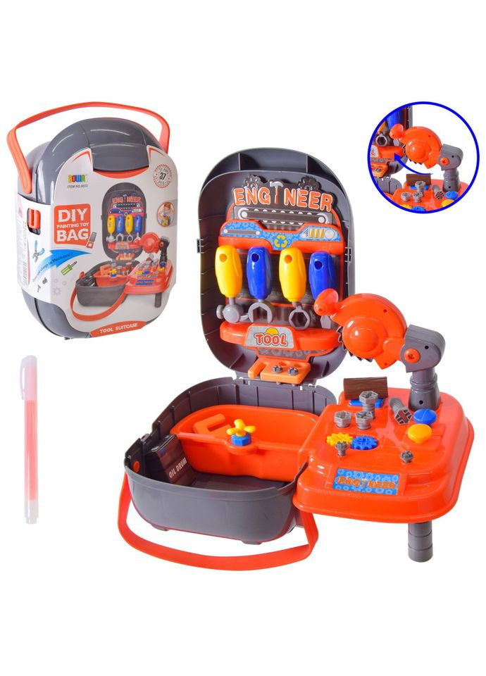 Дитячий ігровий набір 8033 інструменти у валізі No Brand (315341870)