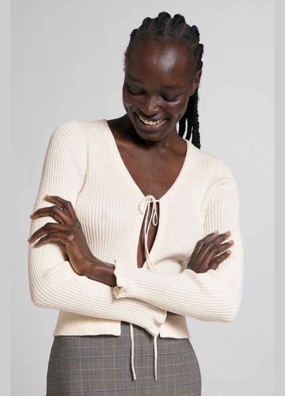 Базова кофта в рубчик кардиган трикотажна джемпер &other stories & Other Stories (332792203)