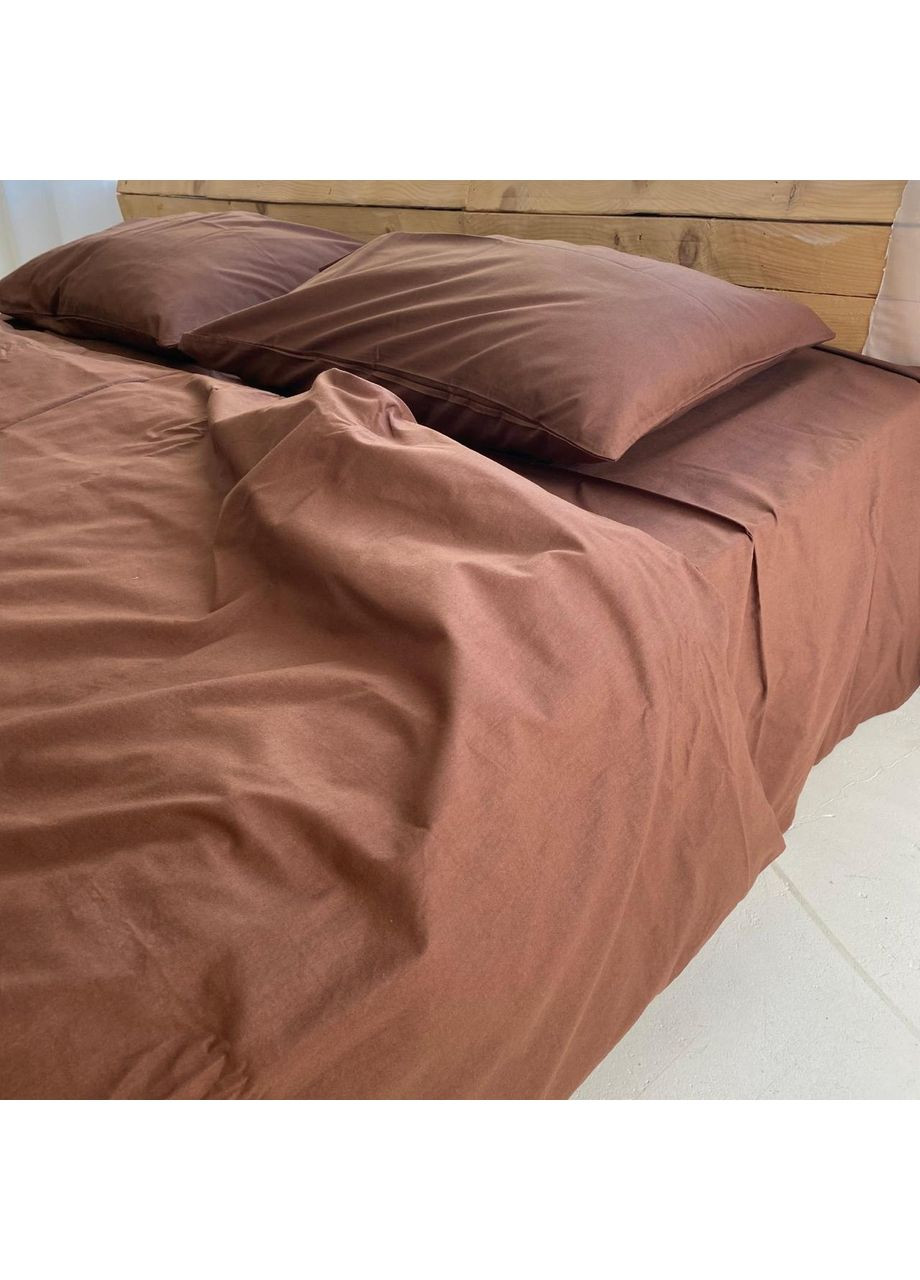 Постельное белье Шоколад, ранфорс Полуторный размер, наволочки 70/70 No Brand (364217457)
