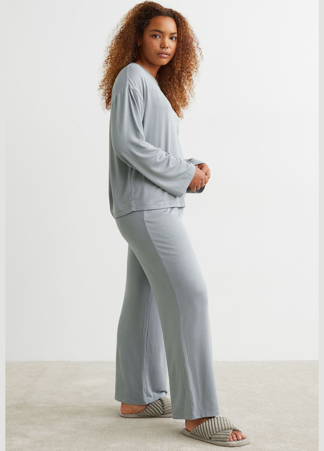 Сіра всесезон штани для сну H&M