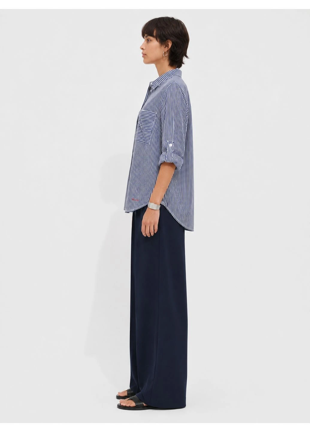 Синяя блузка blue stripe LeGer