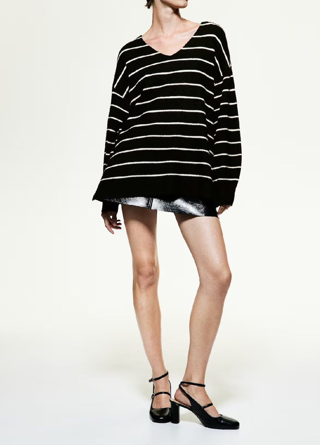 Чорний демісезонний светр H&M