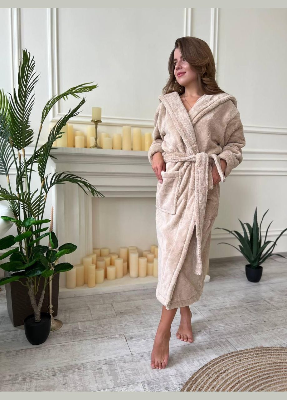 Халат женский махровый (П4К-al-halat-007-02) No Brand (308864338)