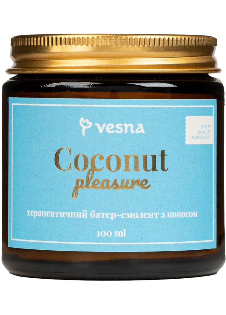 Терапевтический батер-эмолент с кокосом Coconut Pleasure 150ml (1371046-34922426) Vesna (368609408)