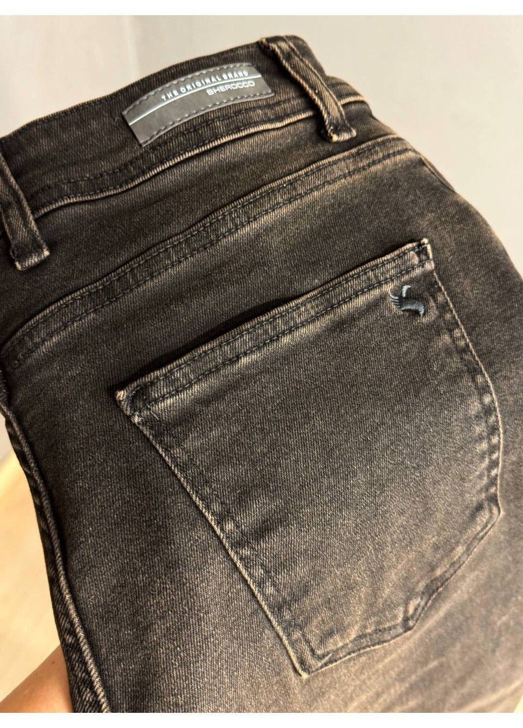 Джинсы женские 3321 mom relax стрейчевые коричневые Sherocco - (368398572)