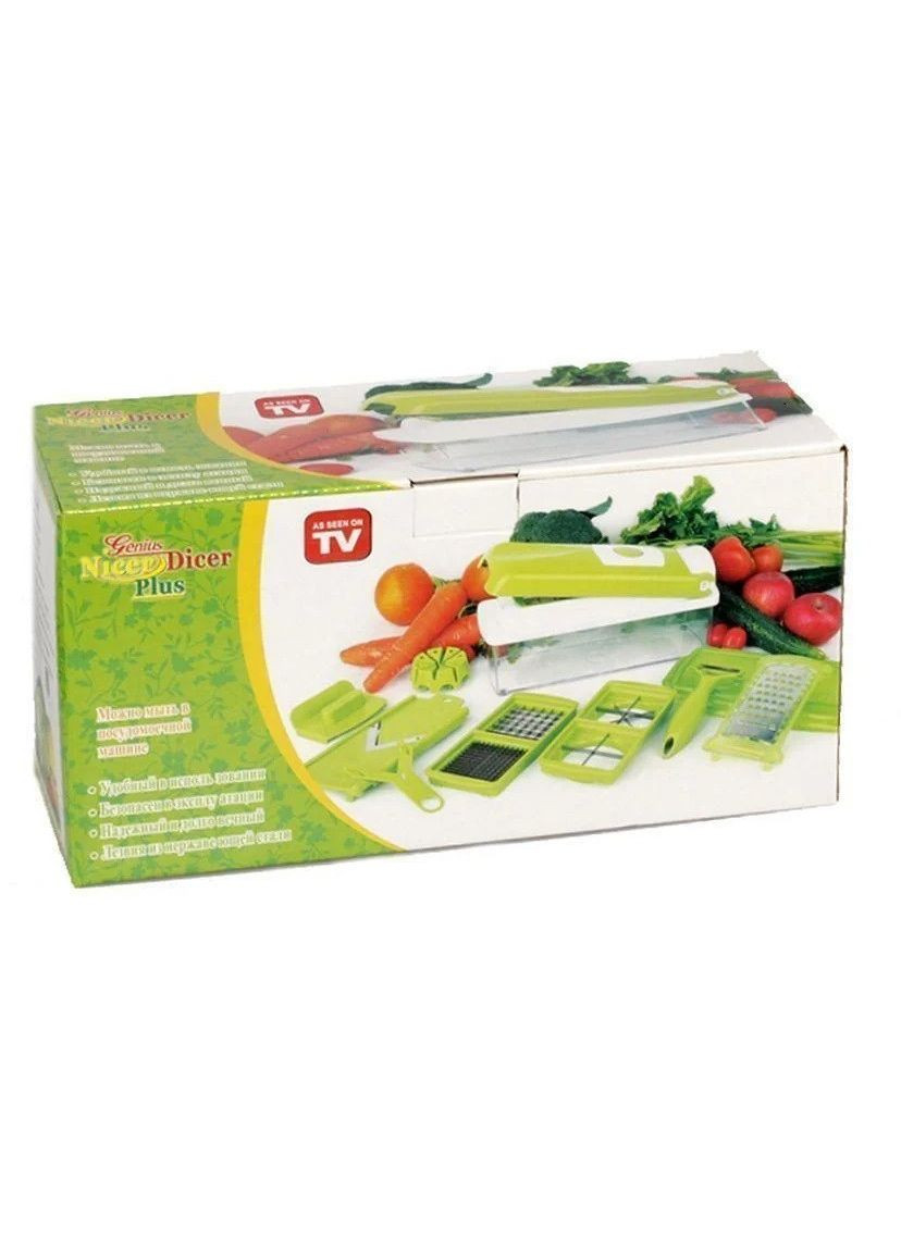 Універсальна ручна тертка овочерізка Plus Найсер Дайсер Плюс Nicer Dicer (306716780)