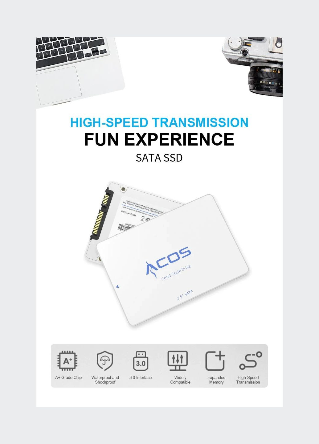 Твердотельный накопитель SSD 2.5" Acos 120GB No Brand (300577837)