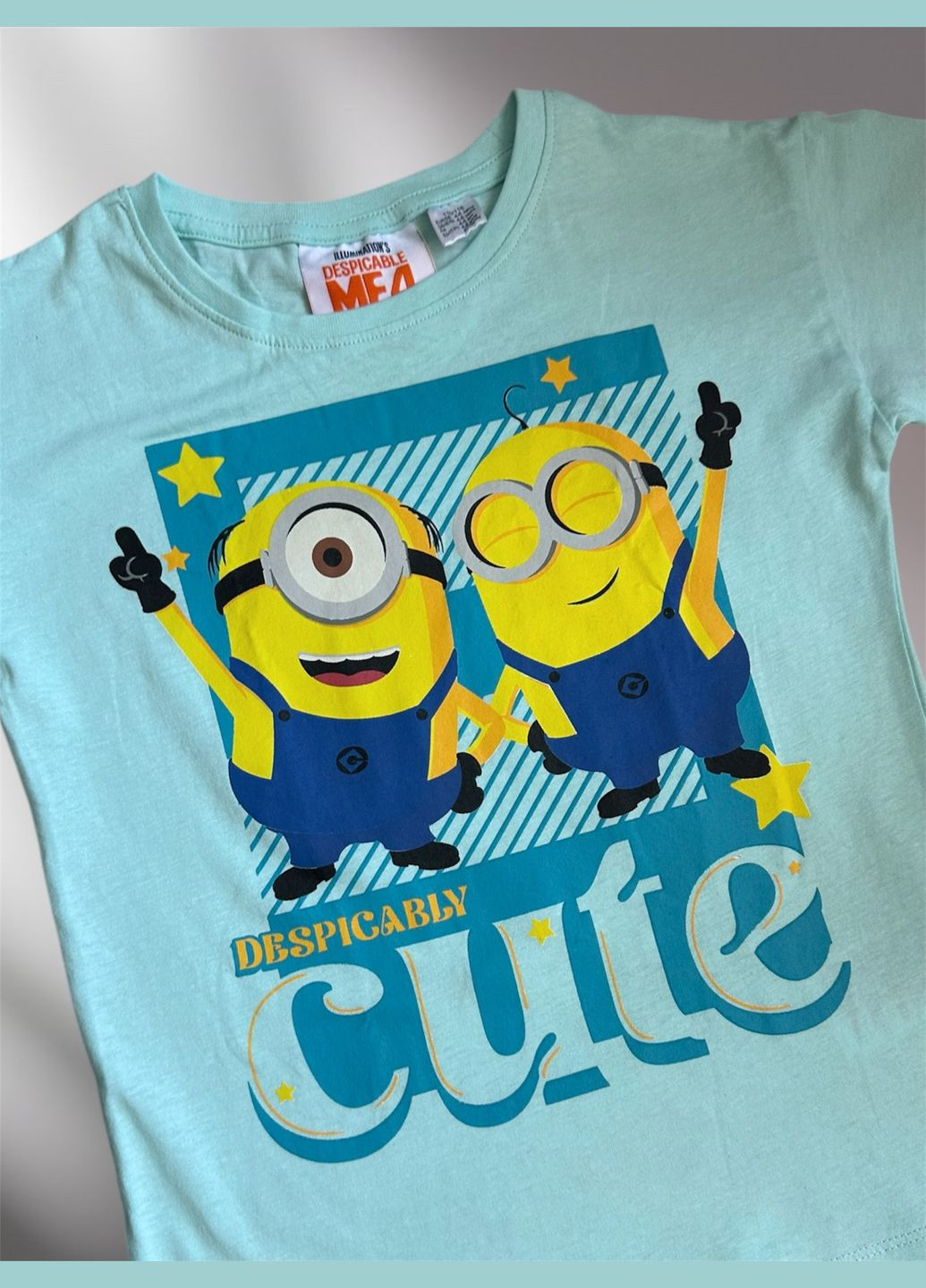 Голубая всесезон пижама футболка + брюки ILLUMINATION